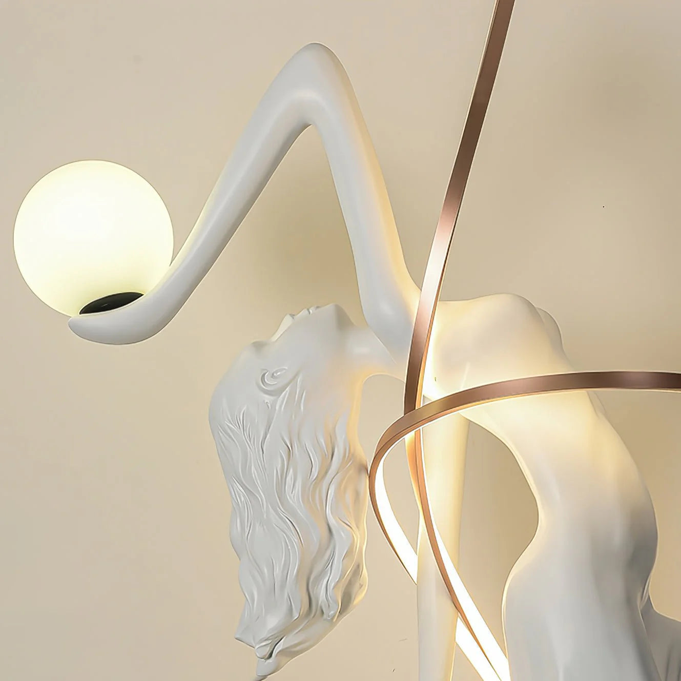 Misha Goddess Statue Floor Lamp (Large)