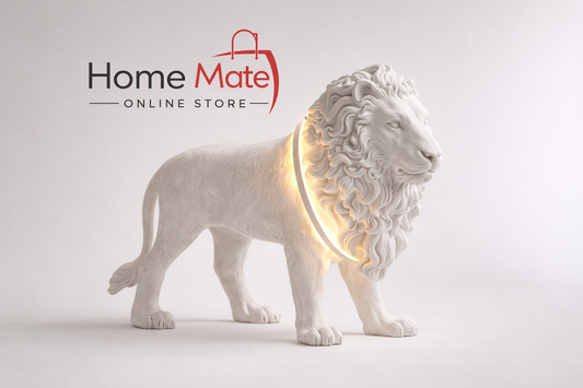 Real Size Sculpture Lion Floor Lamp