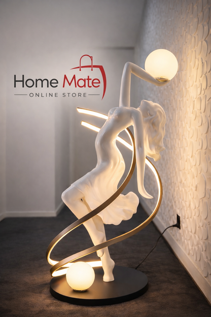 Misha Goddess Statue Floor Lamp (Medium)