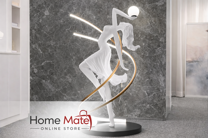 Misha Goddess Statue Floor Lamp (Medium)