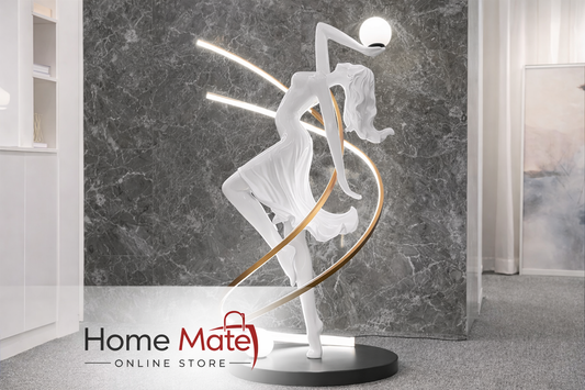 Misha Goddess Statue Floor Lamp (Medium)