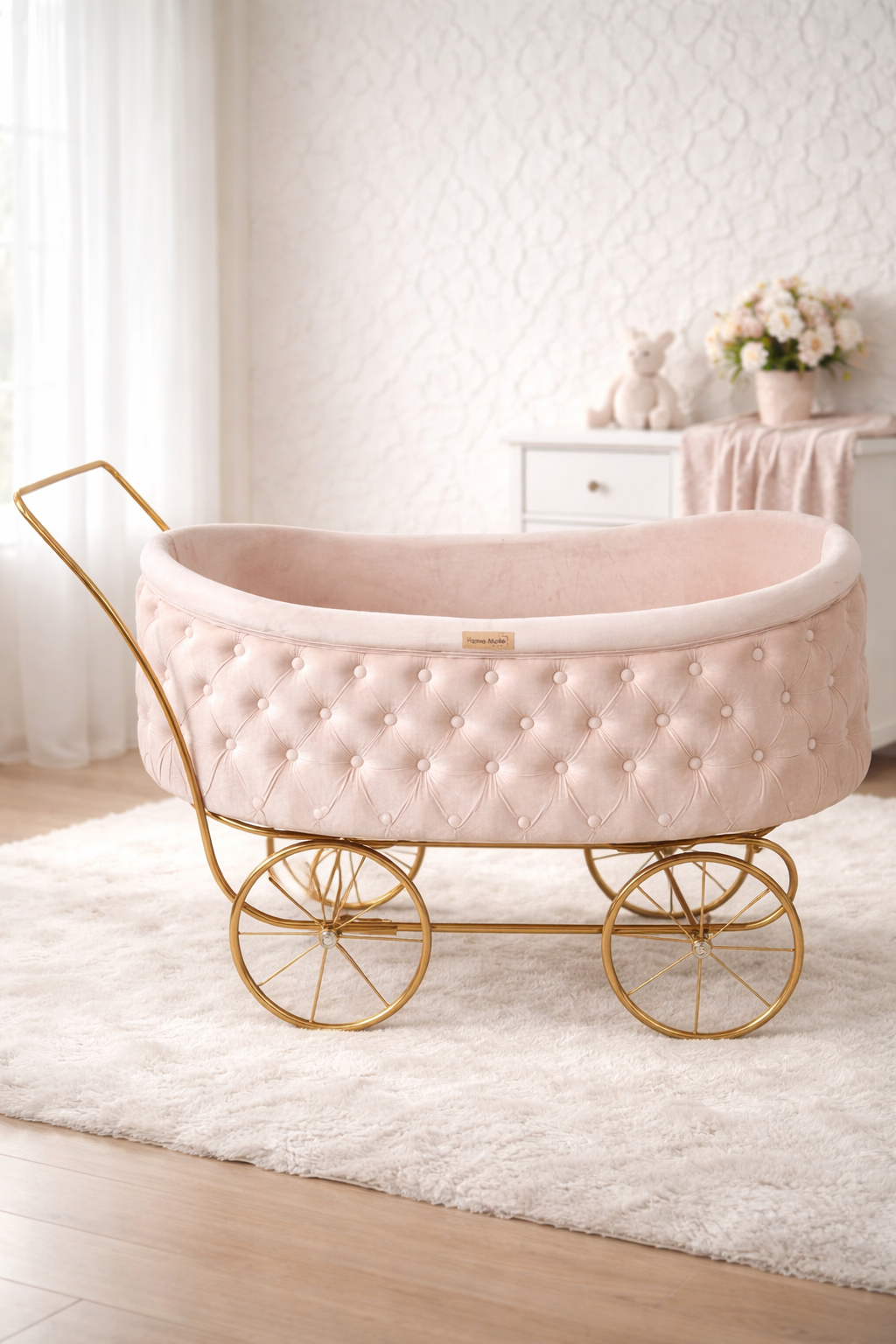 Luxury Vintage Baby Cinderella Bassinet