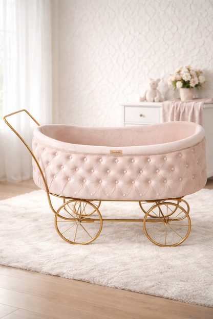 Luxury Vintage Baby Cinderella Bassinet
