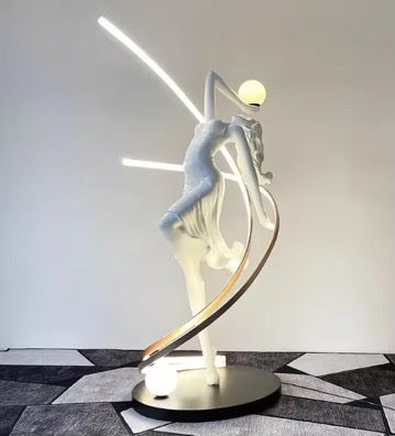 Misha Goddess Statue Floor Lamp (Large)