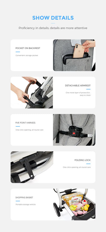 Compact Travel Baby Stroller