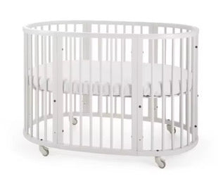 Convertible Oval Baby Cot