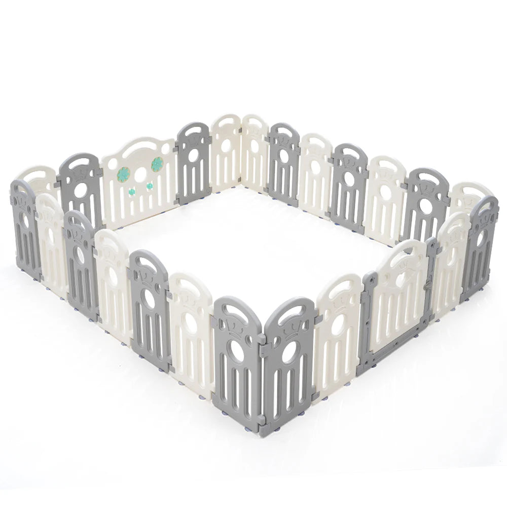 Modern Grey Baby Playpen