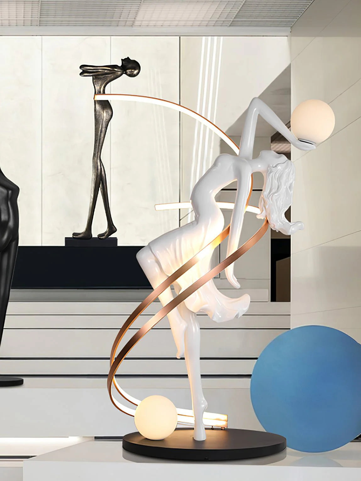 Misha Goddess Statue Floor Lamp (Medium)