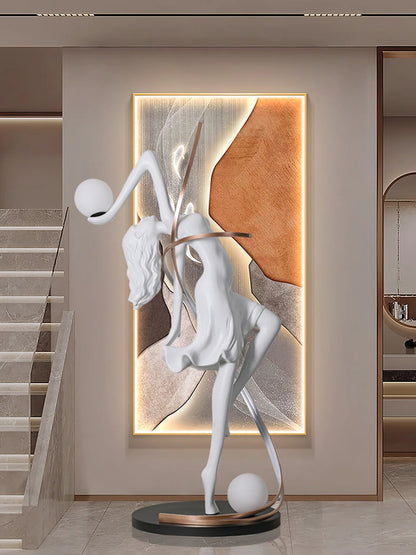 Misha Goddess Statue Floor Lamp (Medium)